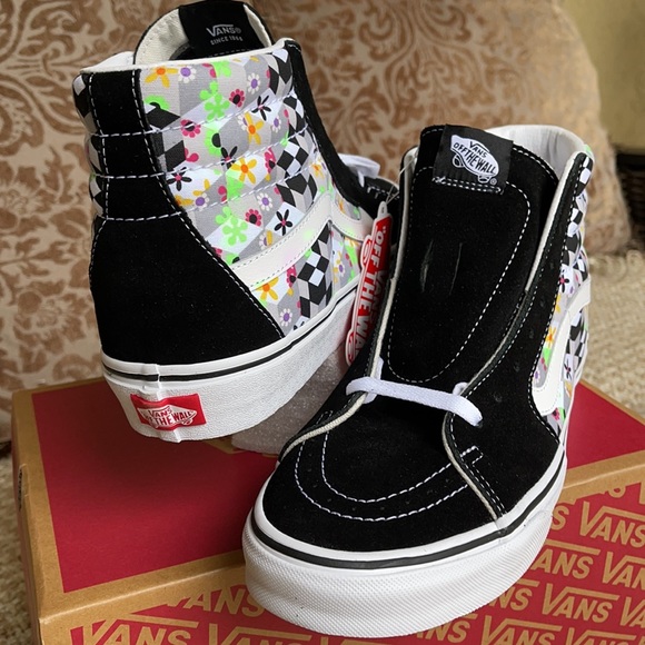 Vans Sk8-Hi Checker Cube Black/True White WMNS - Picture 10 of 16